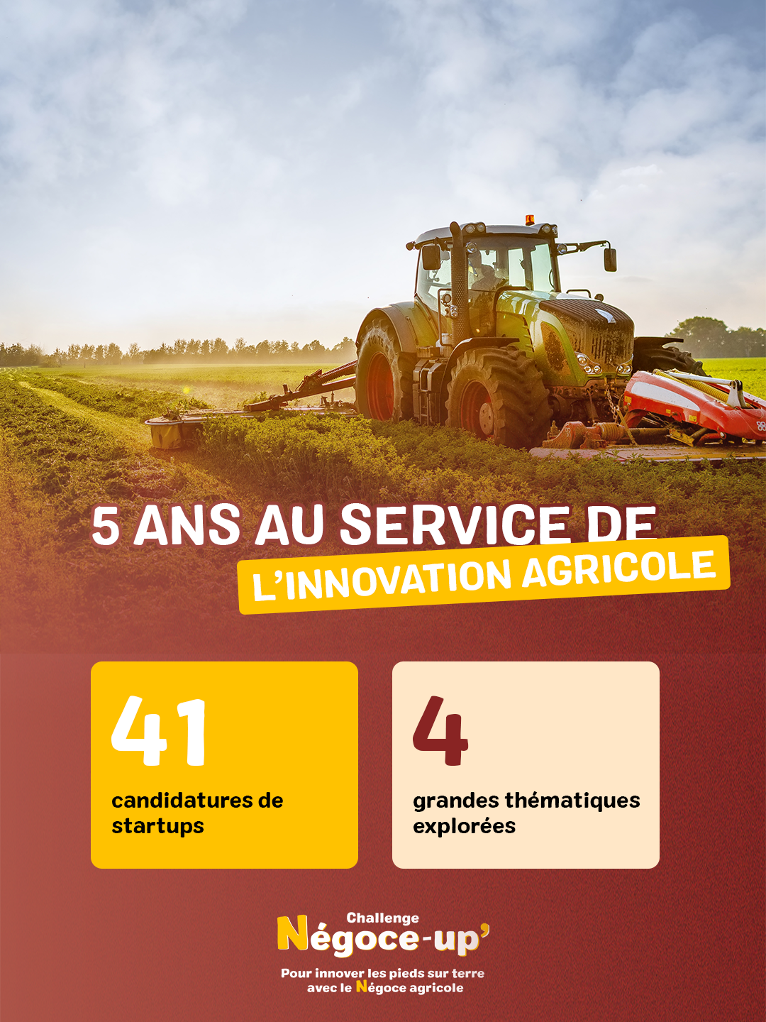 5 ans. 4 thématiques. 41 acteurs innovants.